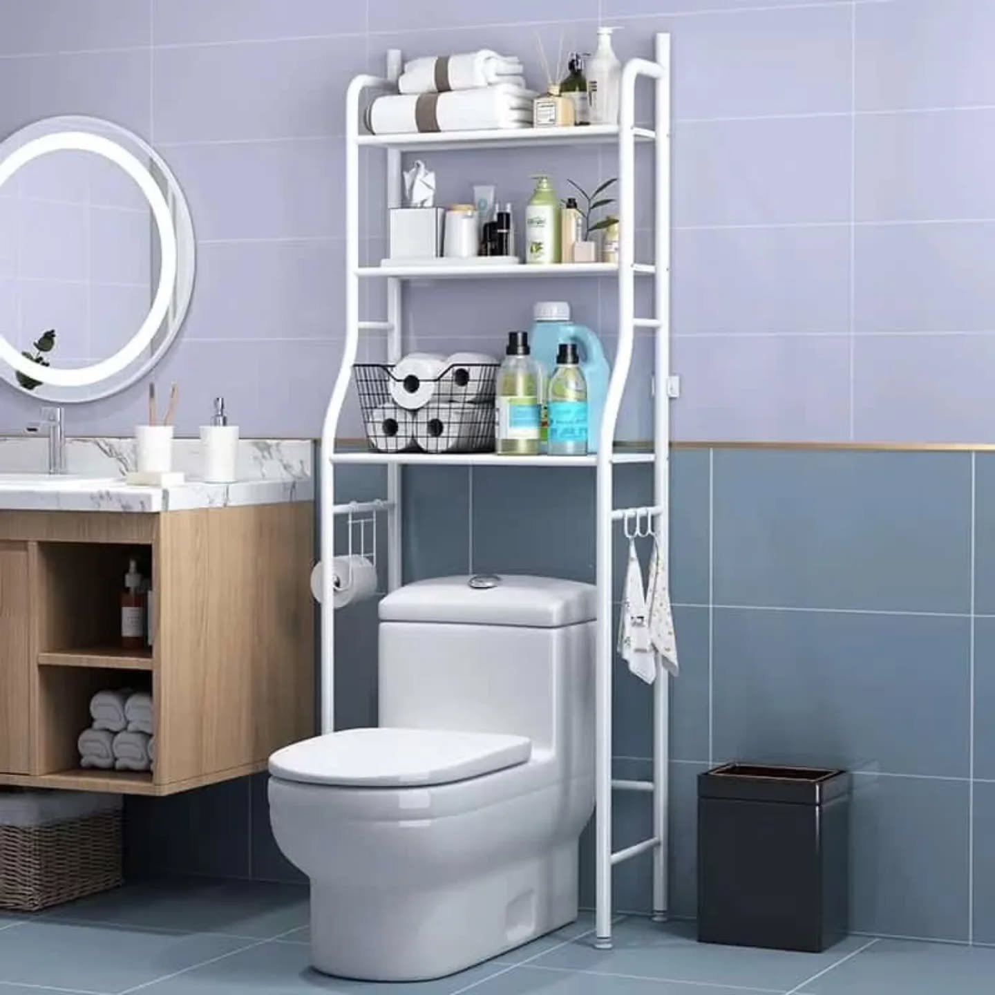 Toilet Rack Cabinet Shelving - Image 4