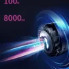 Wireless Mattress Vacuum Cleaner Cordless Handheld UV-C Bed Dust Remover Indepth Cleaning Sofa Specialist 12Kpa Powerful Suction - Thumbnail Image 9