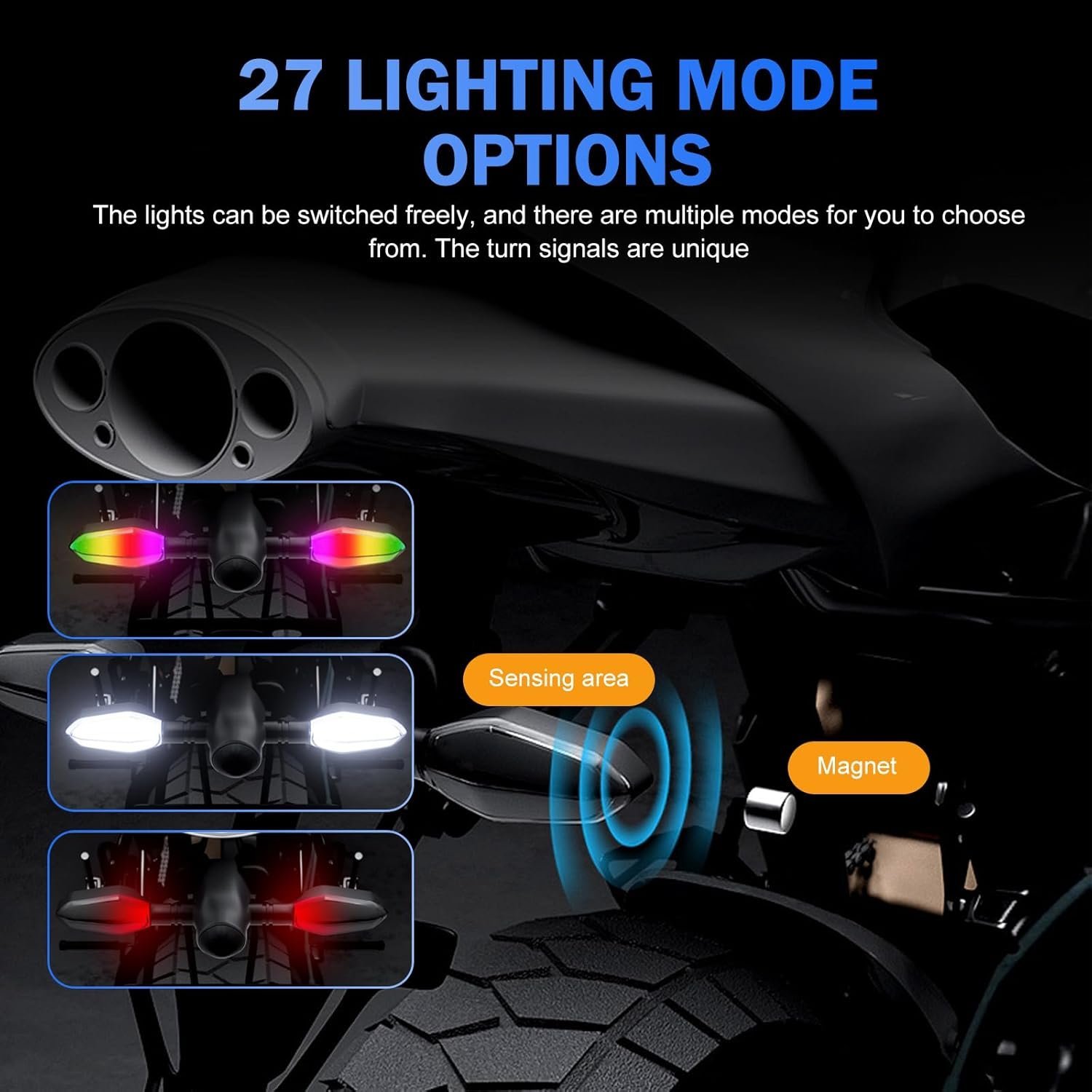 LED Turn Signal Lights Projector for Motorcycle - Image 5