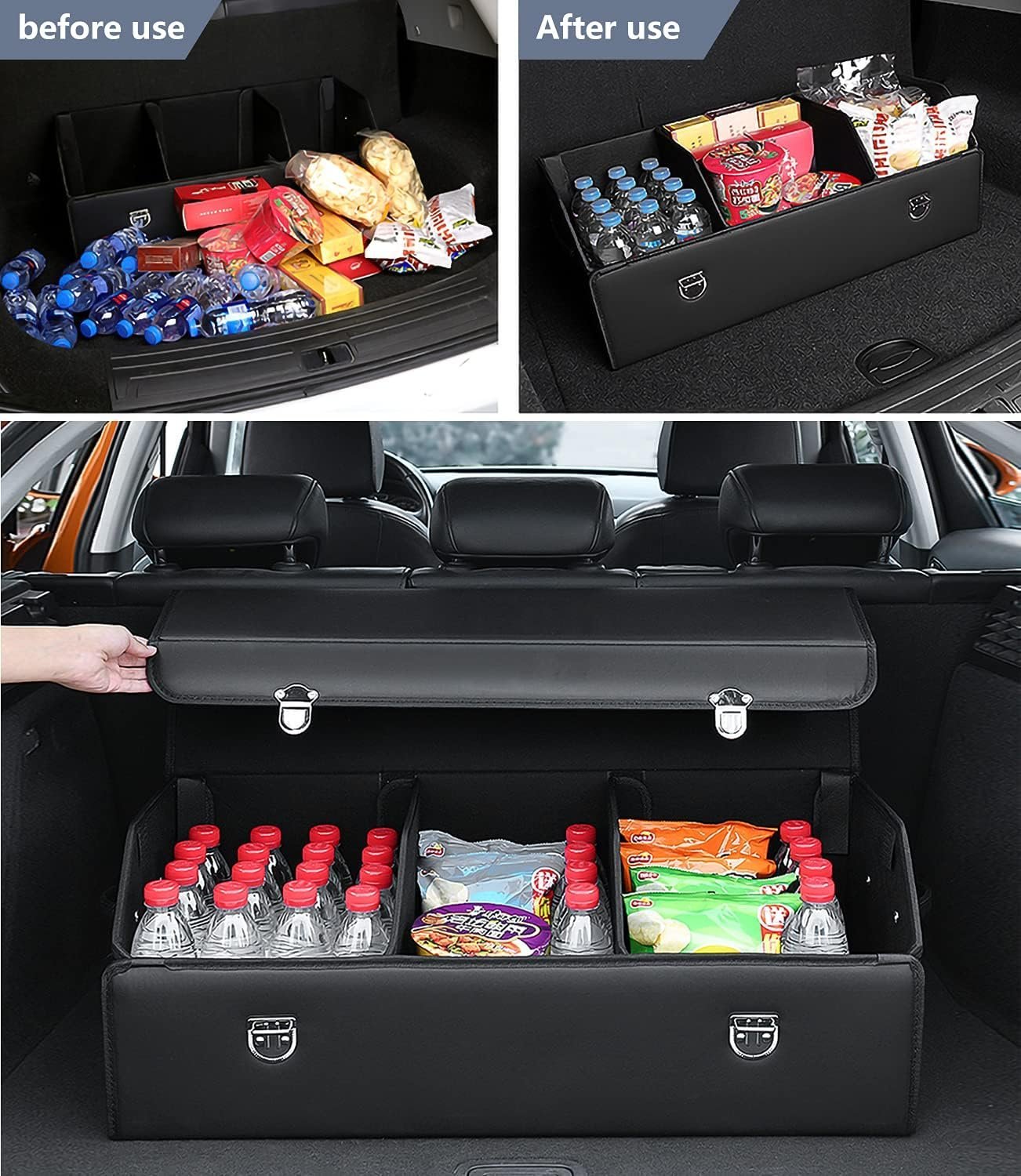 Store, Organize, and Protect – Luxury Car Trunk Storage Box for Effortless Organization! - Image 3