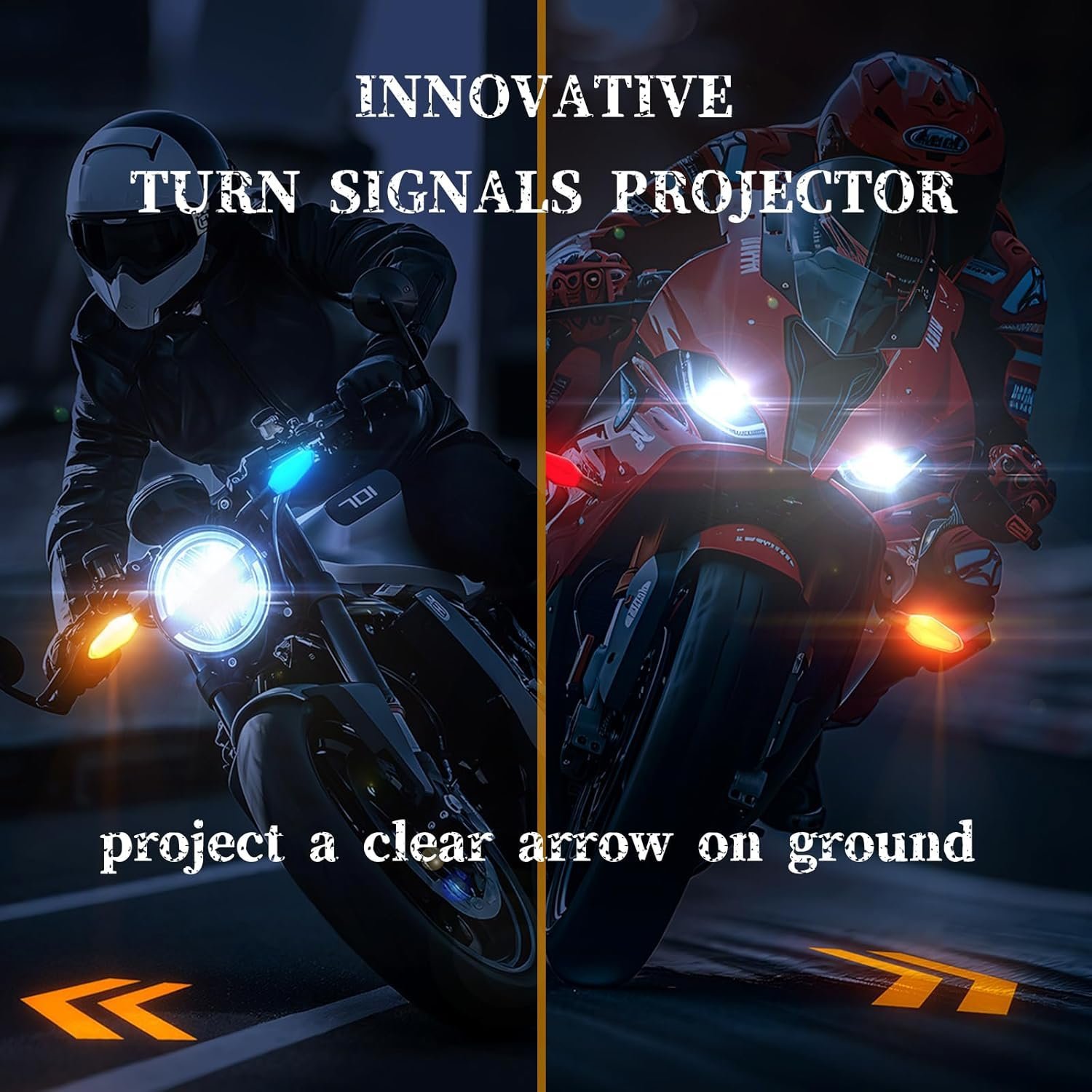 LED Turn Signal Lights Projector for Motorcycle - Image 4