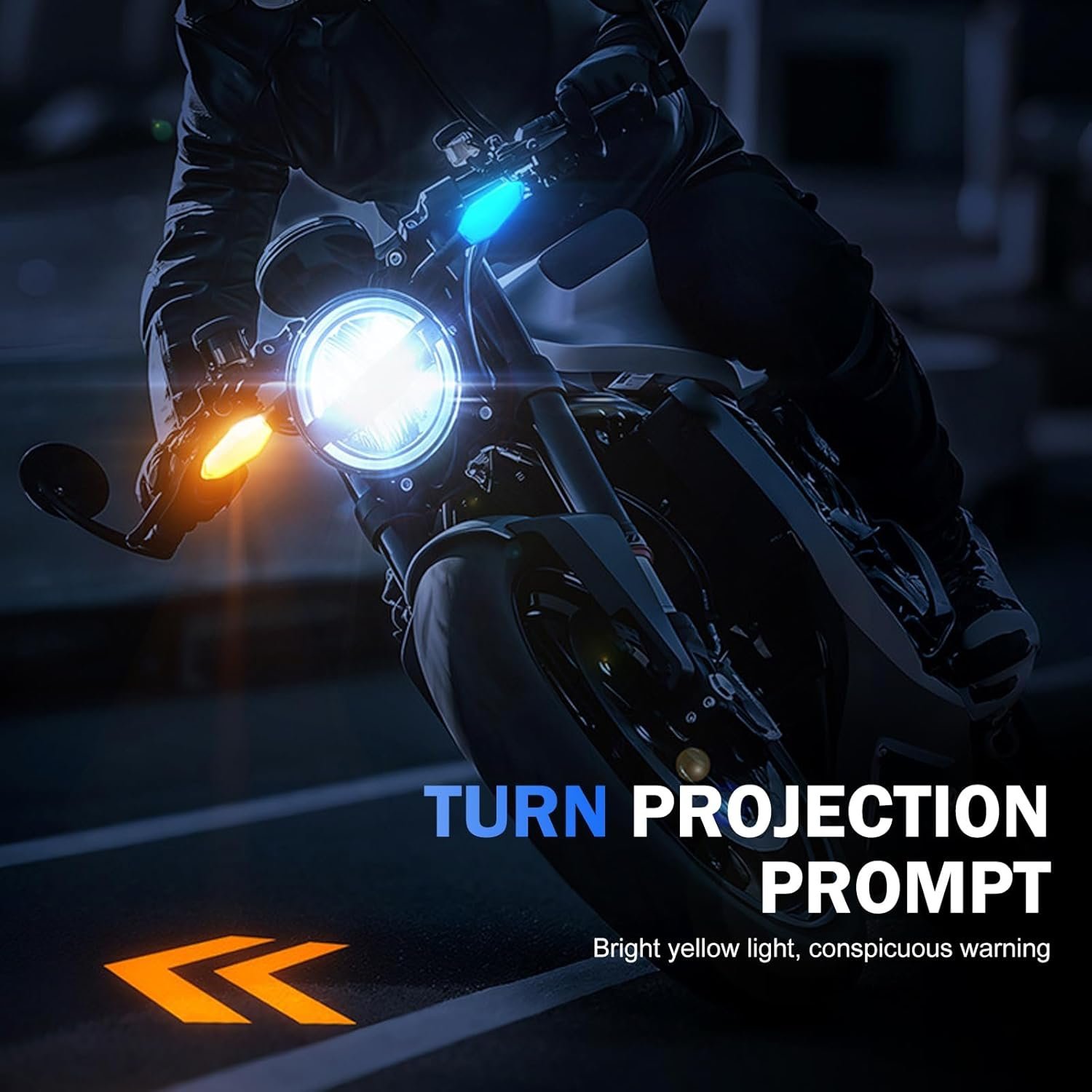 LED Turn Signal Lights Projector for Motorcycle - Image 6