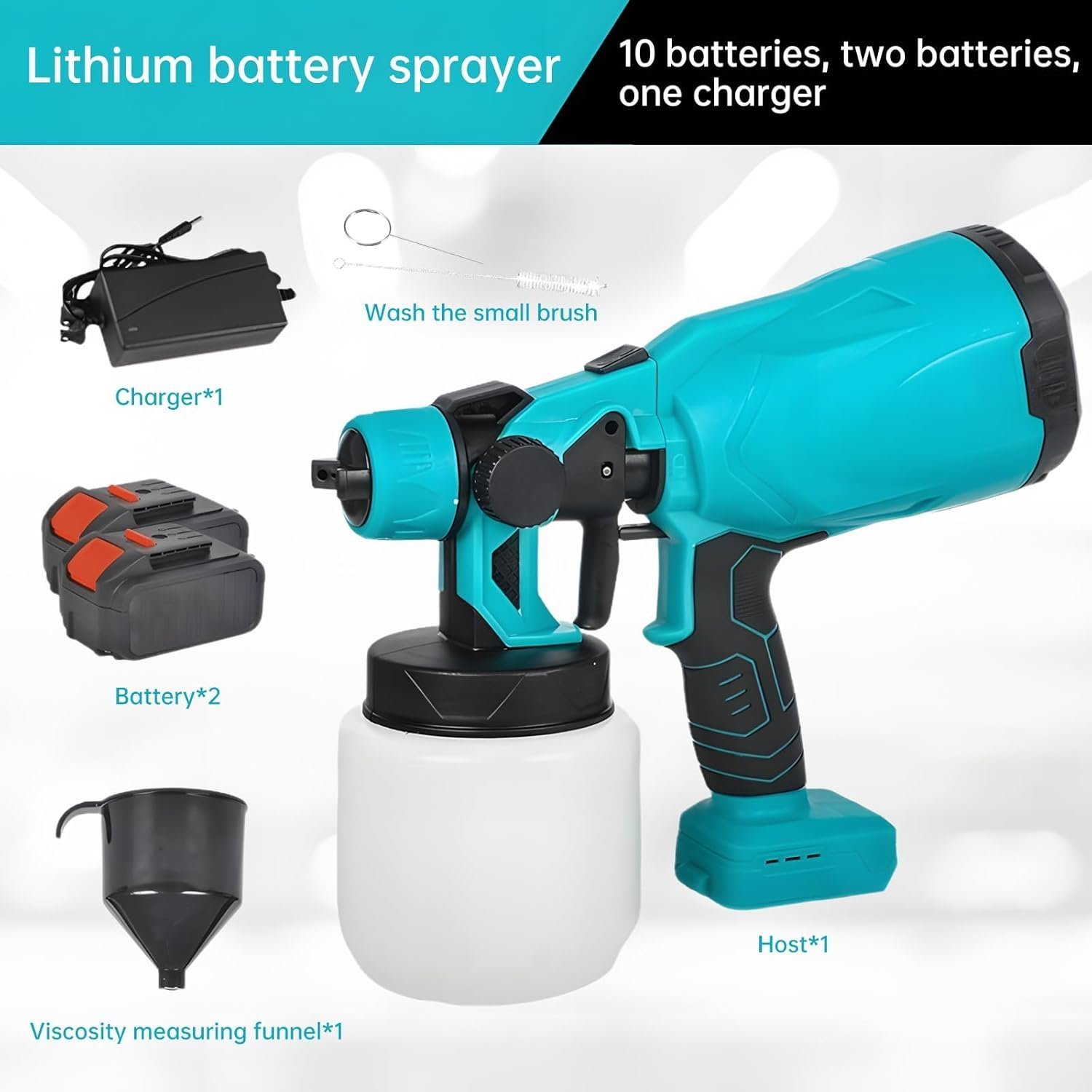 SEESII 800ML Electric Spray Gun 900W – Transform Your Painting Work with Ease and Speed! - Image 7