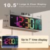 Colorful Digital Alarm Clock - Thumbnail Image 8