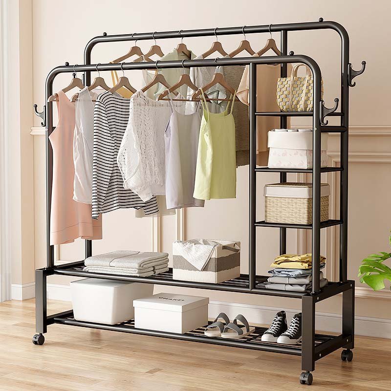 Double Rail Clothes Rack Heavy-duty for Home Office - Image 1