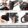 Cordless Electric Mini Pruning Chainsaw - Thumbnail Image 5