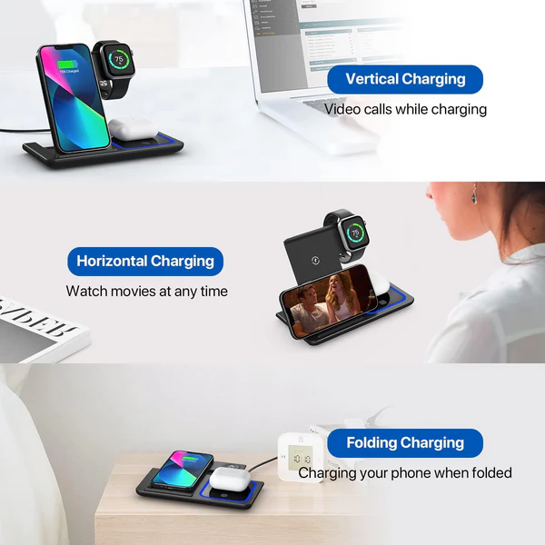 3-in-1 Wireless Charging Station - Image 2