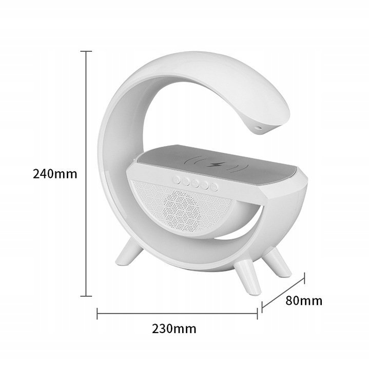 G Shaped Bluetooth Speaker with Wireless Charging - Image 6