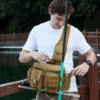 1pc Multi-functional Single Shoulder Backpack, Large Capacity Diagonal Waterproof Chest Bag, Simple Outdoor Storage Bag - Thumbnail Image 3