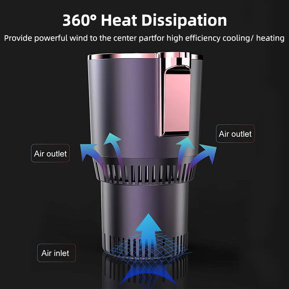 2-in-1 Smart Car Cup Warmer Cooler - Image 11