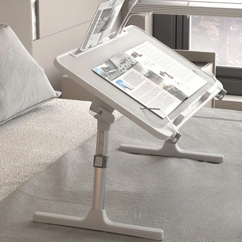 Laptop Desk for Bed, Adjustable Bed Table with USB Charge Port - Image 5