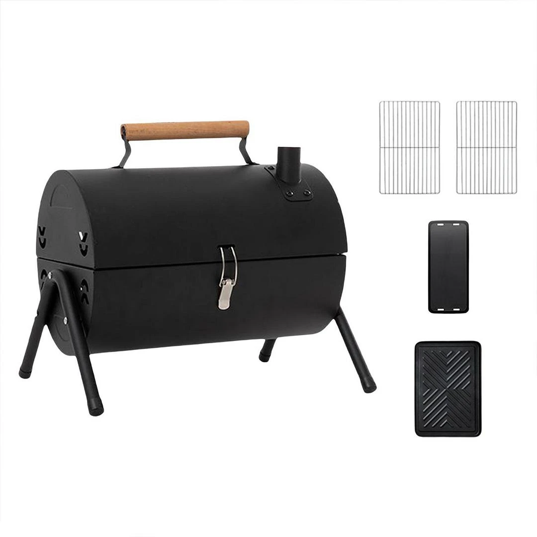 Portable Charcoal Grill | Double-Sided Outdoor Grill for Camping, Christmas, and Celebrations - Image 2